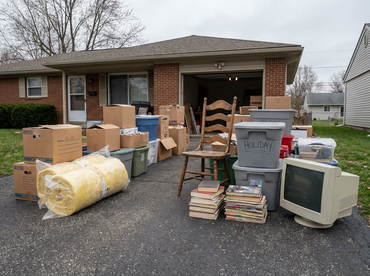 Attic Cleanouts materials we haul away in Columbus, OH