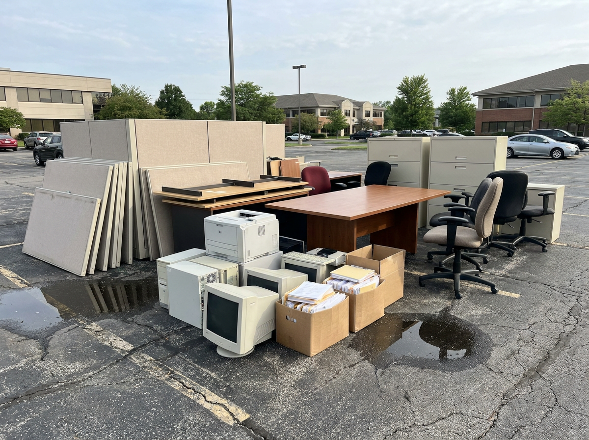 Office Cleanouts materials we haul away in Columbus, OH
