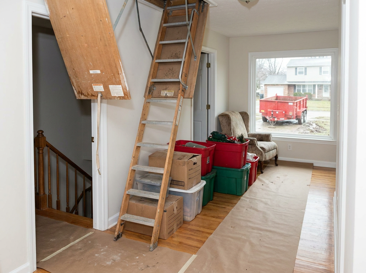 Why choose Donkey Dumpster for attic cleanouts